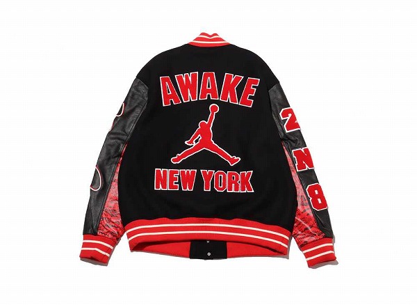 Nike JORDAN x Awake NY Varsity Jacket Black