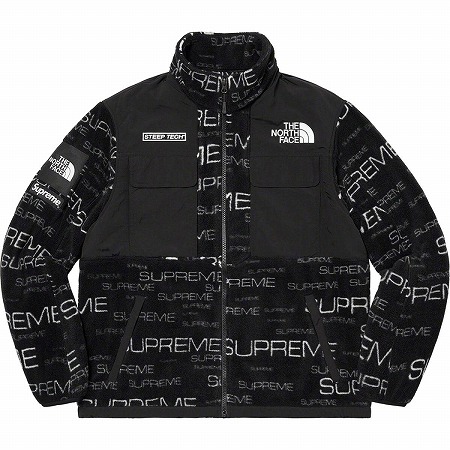 21AW Supreme The North Face Steep Tech Fleece Jacket Black | SHOES